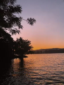 Nkhata bay Malawi-sunset over Lake Malawi